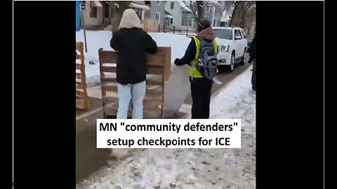 MN leftist setup ICE checkpoints