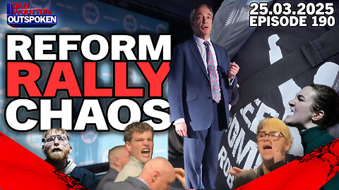 🚨LIVE! TOMMY ROBINSON SUPPORTER BANNED FROM REFORM RALLY AS NIGEL FARAGE DEALS TO NINE INVADERS🚨