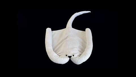 How to Make Towel Stingray - Towel Animals