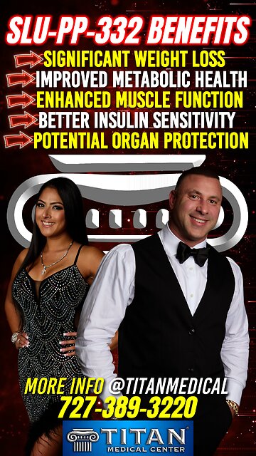 Titan Therapy of the Week: NEW SLU-PP-332 Therapy to help boost your metabolism!