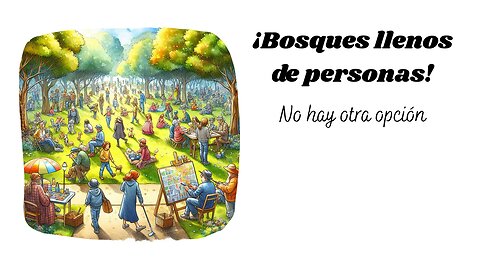 MV-183-Bosques llenos de personas