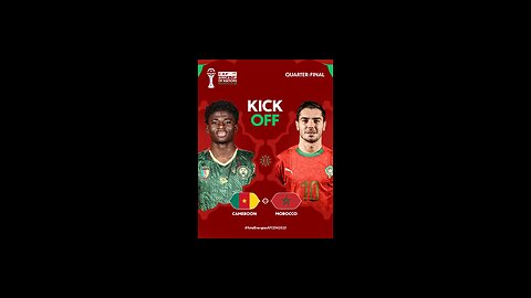 CAMEROON VS MOROCCO : 2025 CAF AFRICA CUP OF NATIONS QUARTER-FINAL MATCH LIVE WATCH-ALONG
