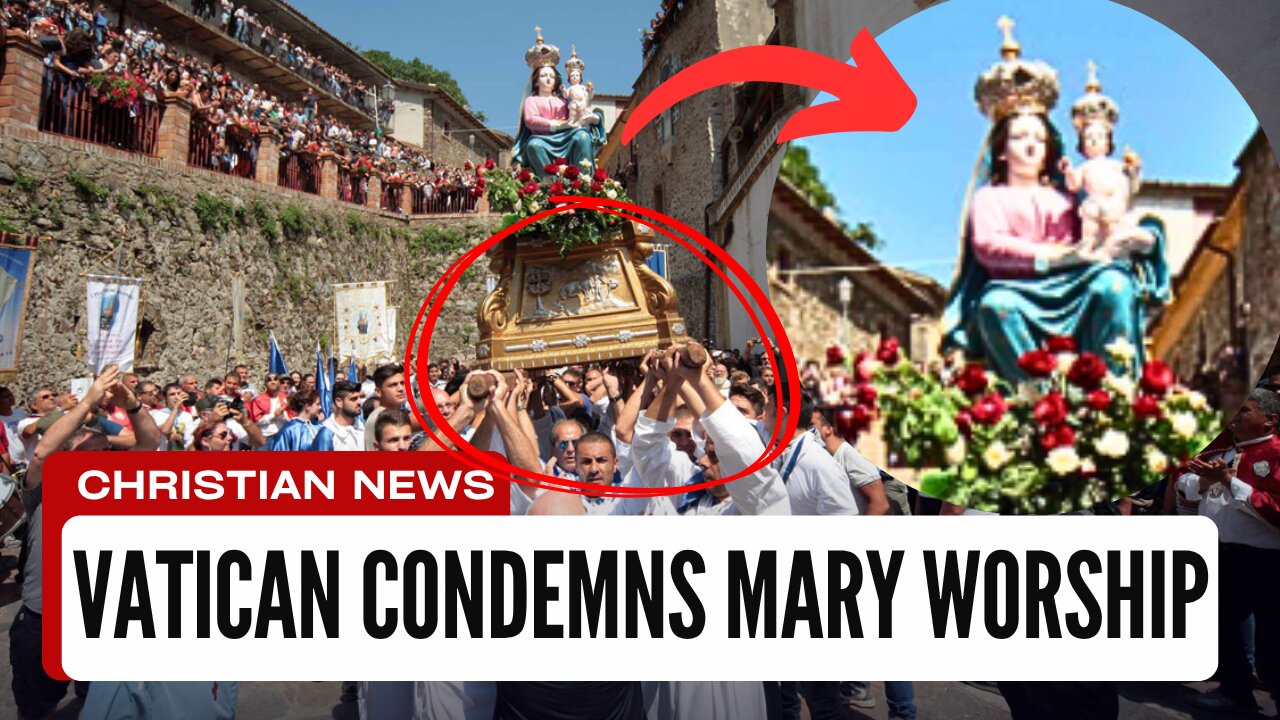 Vatican Cracks Down On Mary Devotion: "FOOLISHNESS"