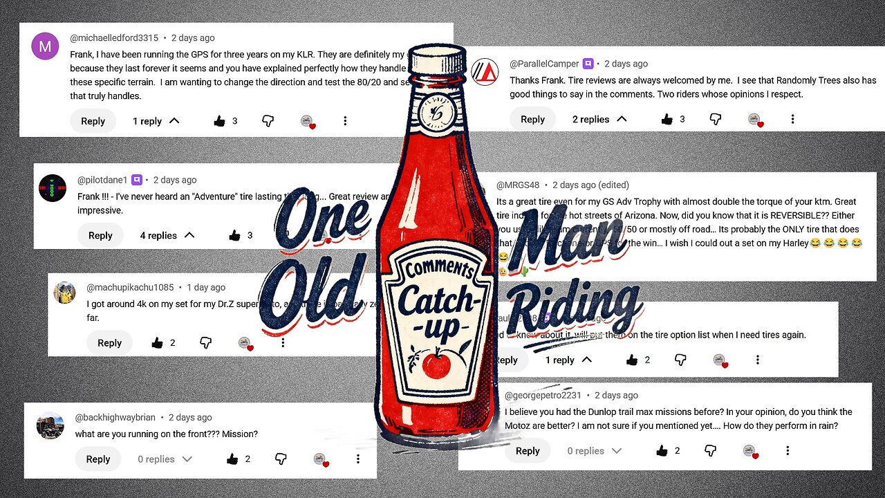 Comment Catch-Up 006