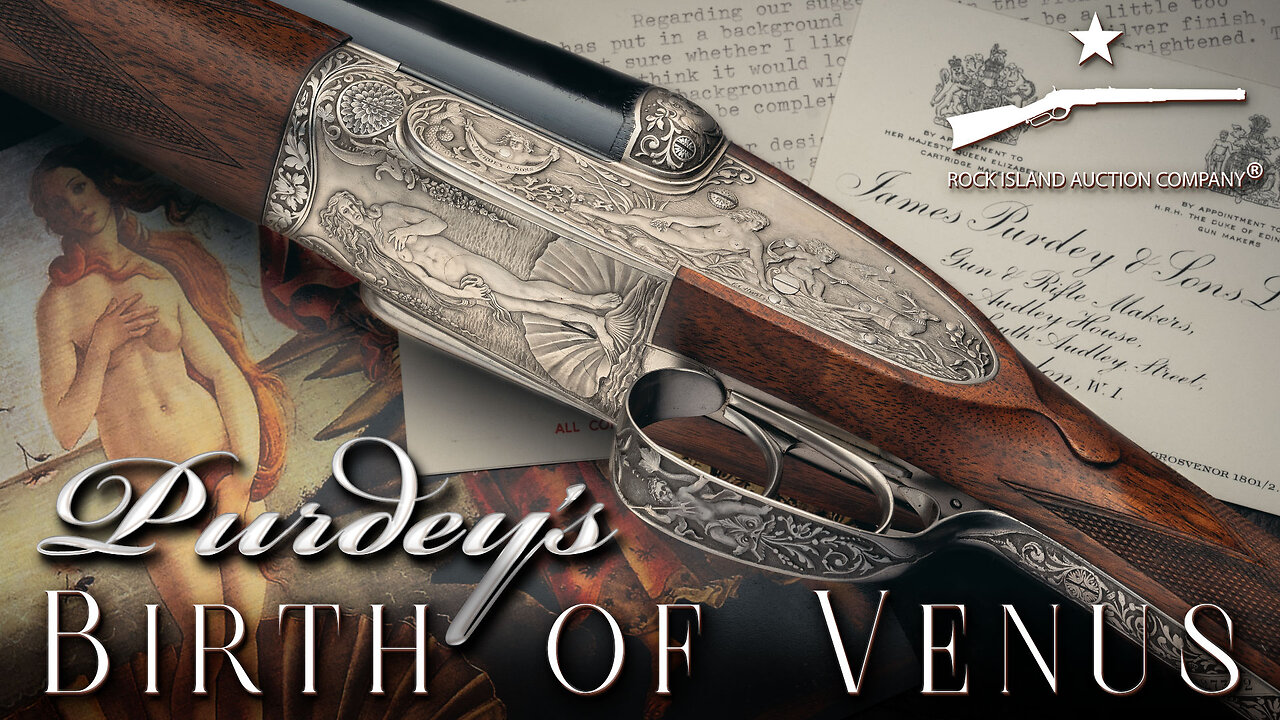 "The Birth of Venus" Purdey Shotgun