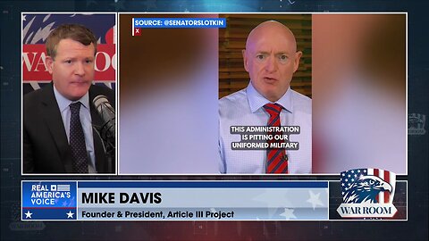 MIKE DAVIS: This Is The Most Dangerous Political Speech I’ve Heard In A Very, Very Long Time. Democrat House Members And Senators Are Winking And Nodding At Intel Officials And Military Officers: Ignore The President’s Orders