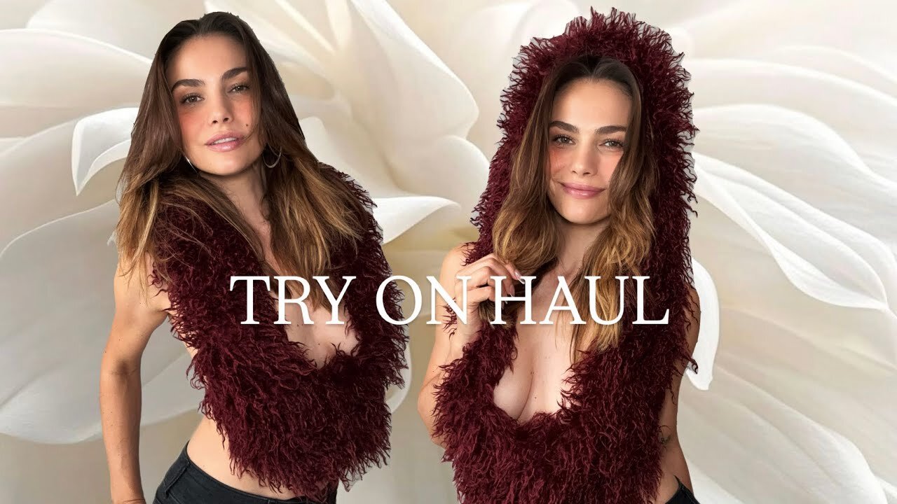 TRY ON: SPECIAL FLUFFY BACKLESS TOP 🐩 | Paulina Stepowska