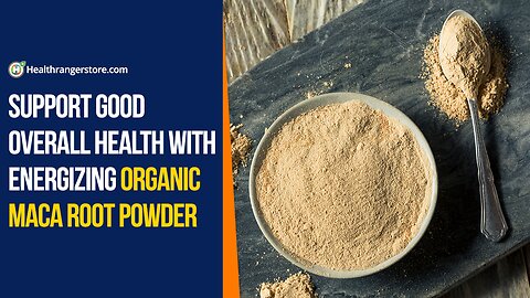 Support good overall health with energizing Organic Maca Root Powder