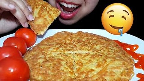 ASMR MUKBANG MARTABAK MIE TELUR‼️ ASMR OMELET MIE