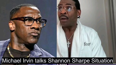 Michael Irvin warns Shannon Sharpe how things will get worse. "Lose Lose Lose. It's a dirty game."