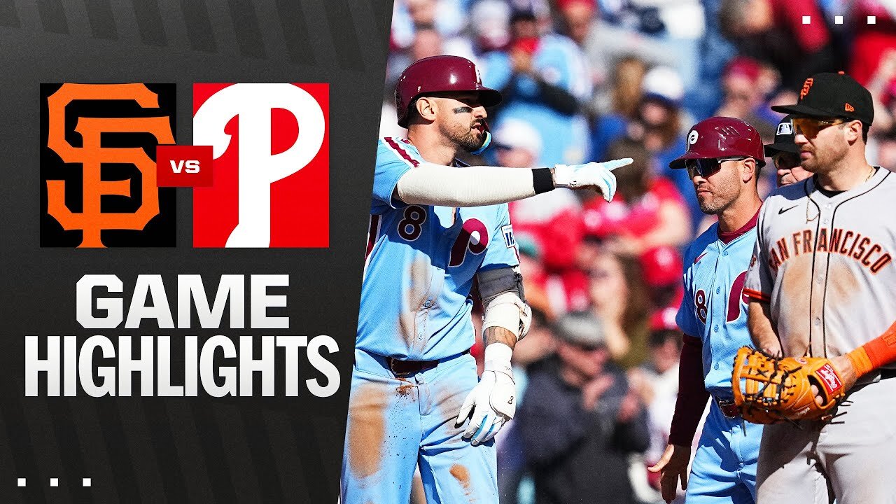 Giants vs. Phillies Highlights (4/17/25) | MLB Highlights