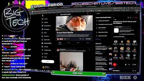 Derek Broes (Willing Witness) is a Jew that gets called out by BigTech