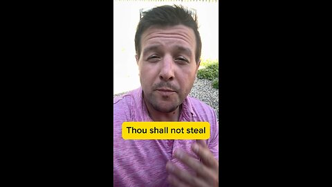 Though shall not steal