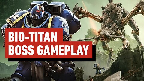 Warhammer 40,000 - Space Marine 2 - Hierophant Bio-Titan Boss Gameplay