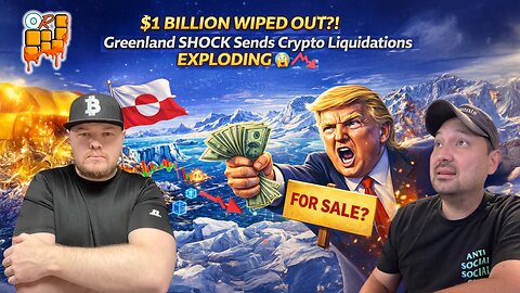 🚨$1 BILLION WIPED OUT?!🔥 Greenland SHOCK Sends Crypto Liquidations EXPLODING 🤯📉