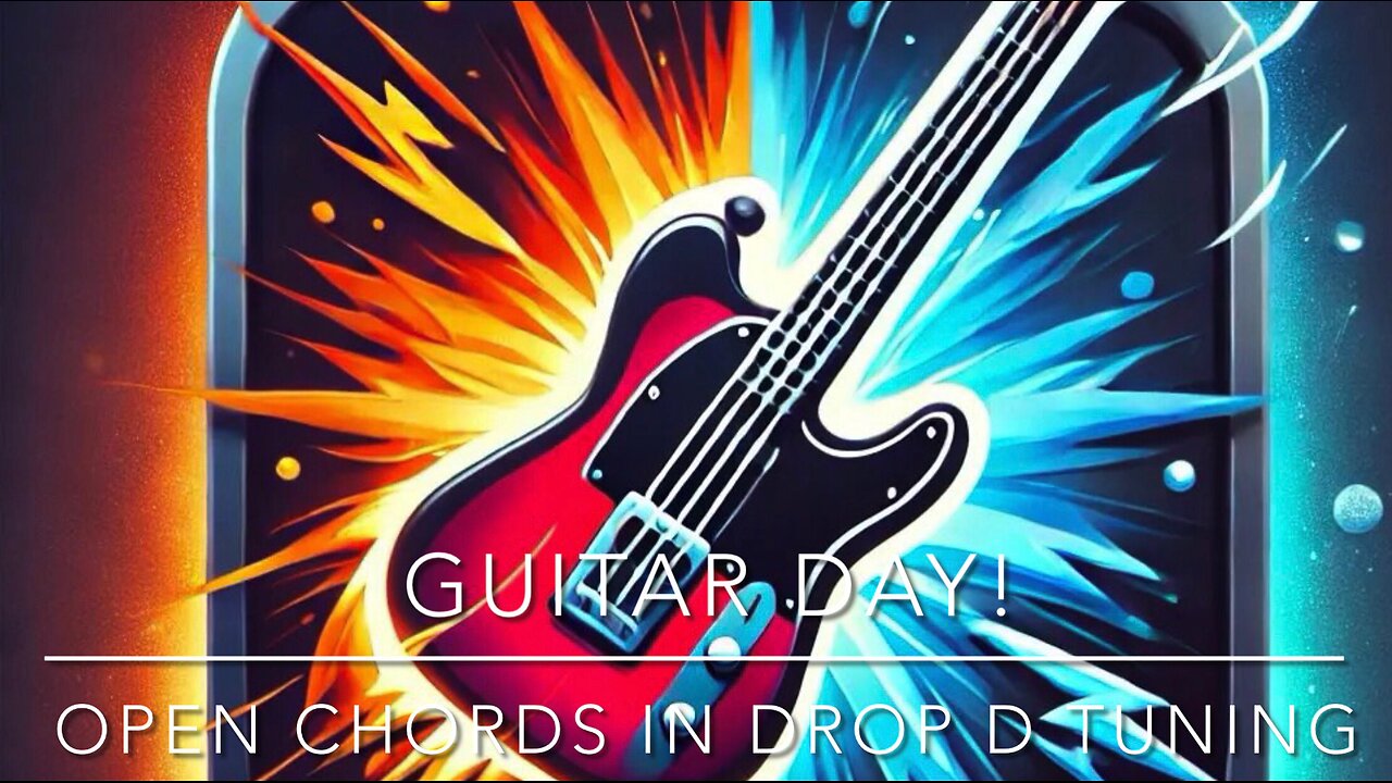Playing Open Chords in Drop D