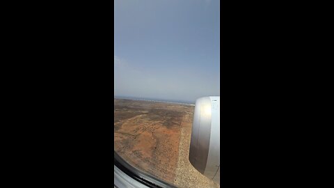 Landing in Boa Vista ,Cape Verde