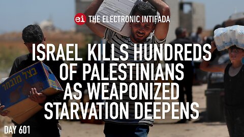 Israel kills hundreds of Palestinians as weaponized starvation deepens, with Nora Barrows-Friedman