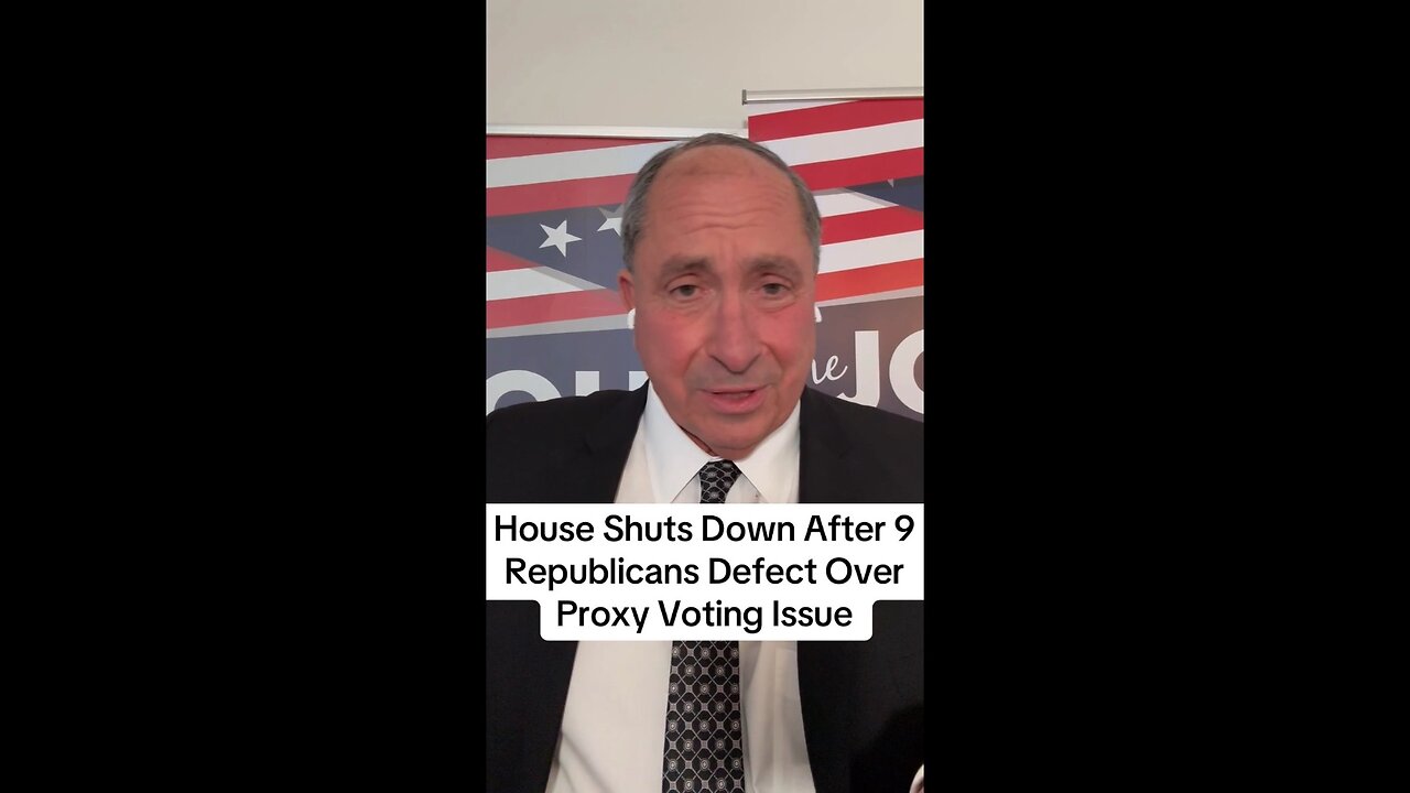 House Shuts Down After 9 Republicans Defect Over Proxy Voting Issue