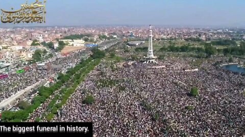 The biggest funeral in history of allama khadem hussain rizvi