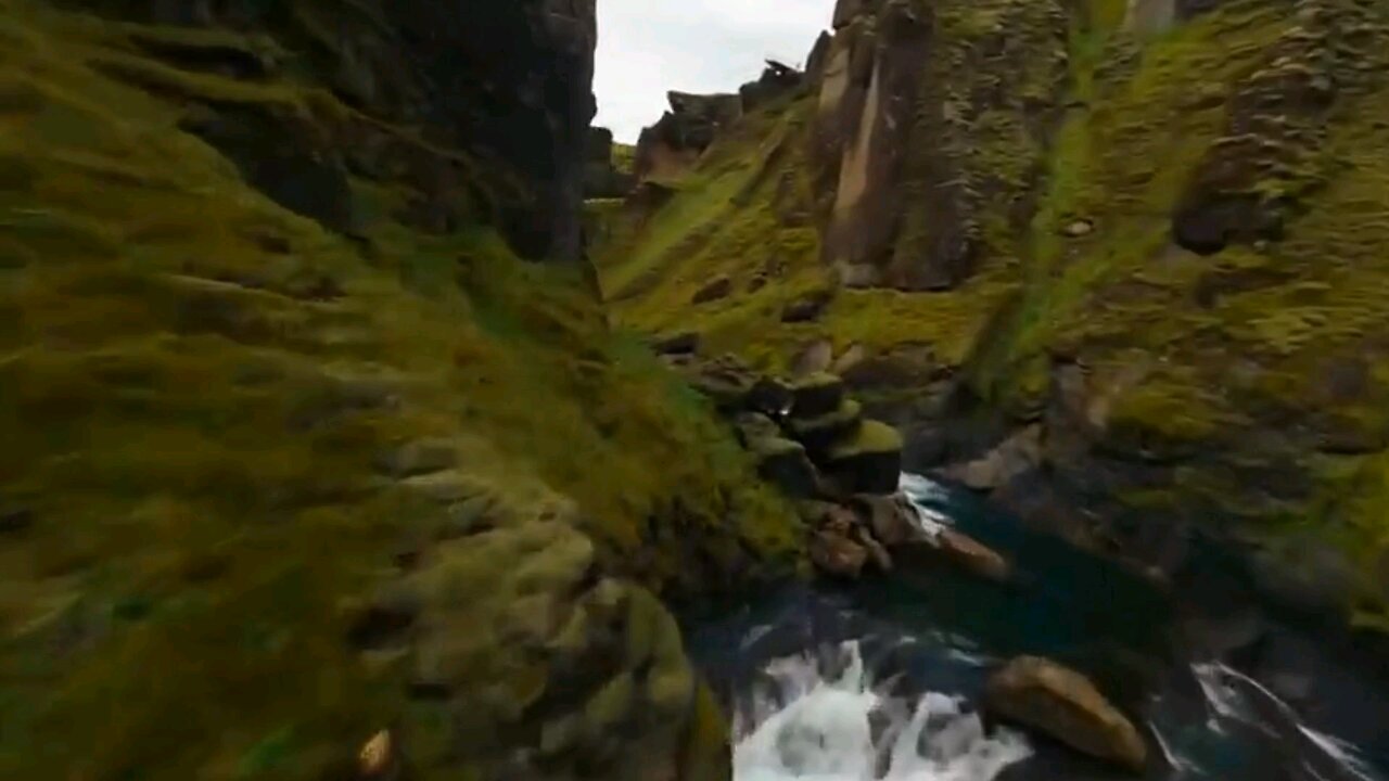 Drone flown