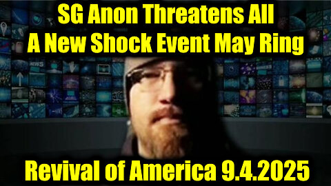 SG Anon Threatens All 9.4.25 - A New Shock Event May Ring