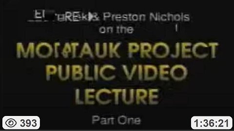 Montauk Project Lecture & Philadelphia Experiment; 1940 Time travel & Invisibility - Underground Interview
