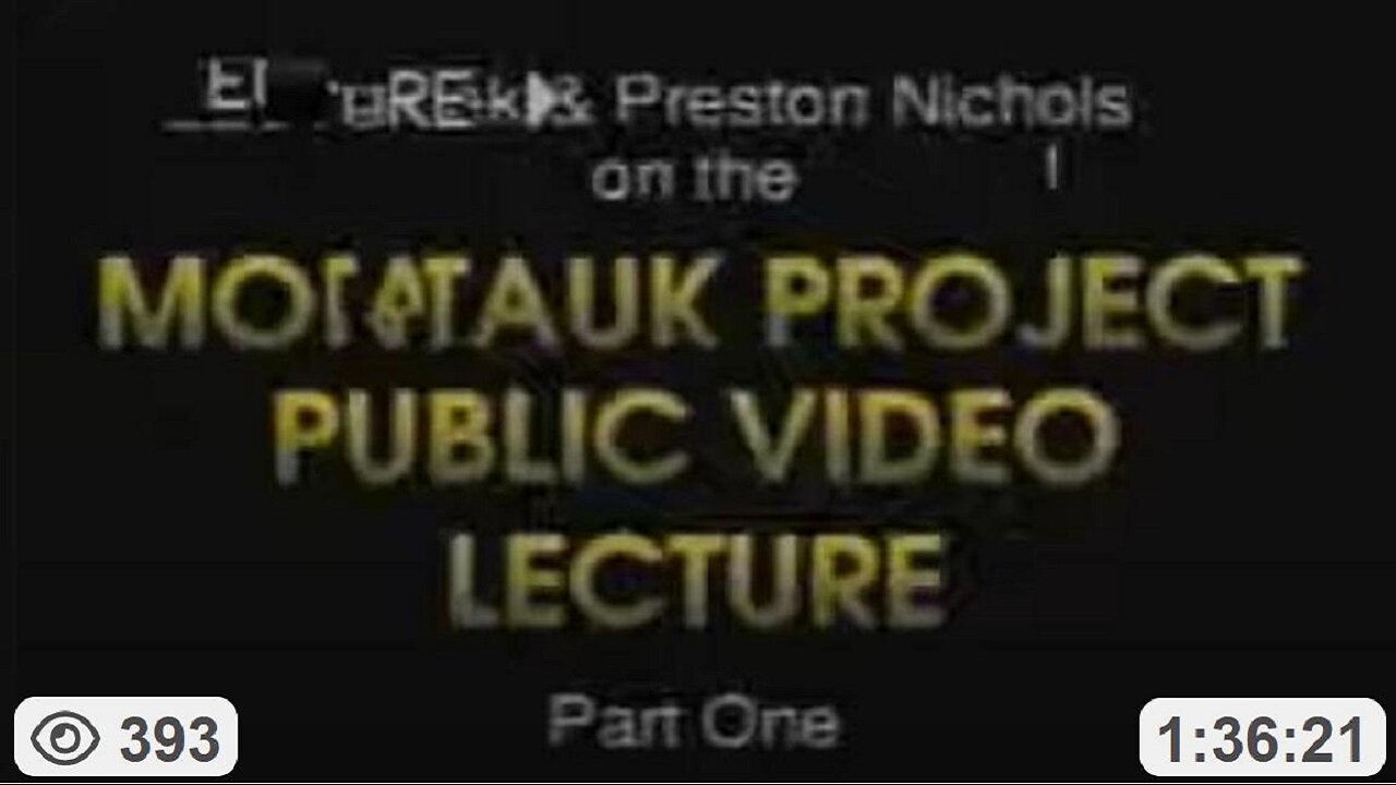 Montauk Project Lecture & Philadelphia Experiment; 1940 Time travel & Invisibility - Underground Interview