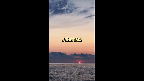 John 1:12 (NIV)