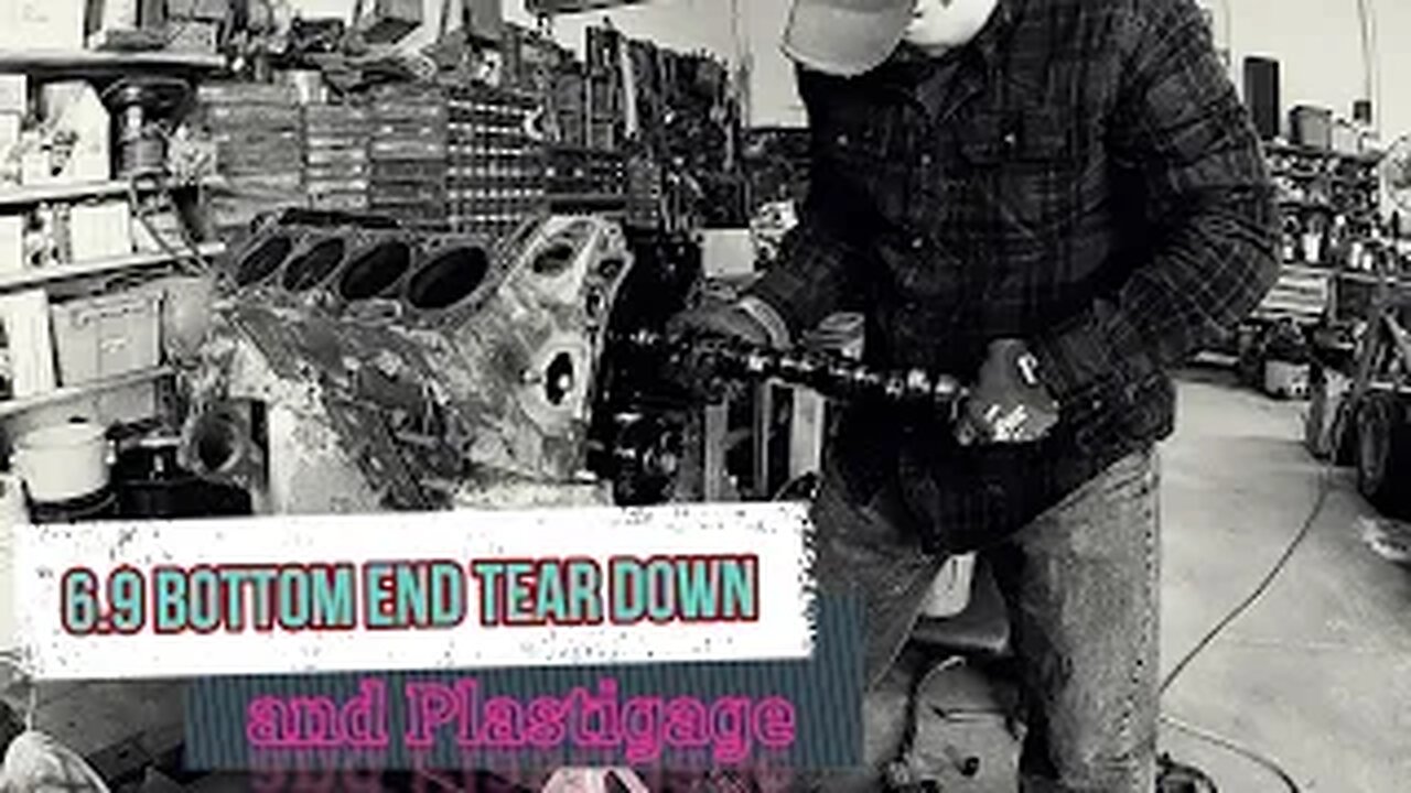 6.9L IDI Ford Bottom End Tear Down
