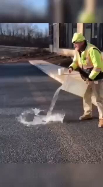 German Engineers Developed A Water-Absorbent Roadway