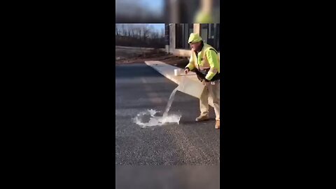 German Engineers Developed A Water-Absorbent Roadway