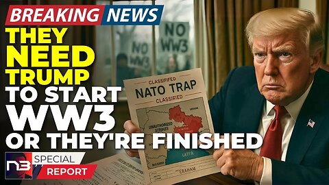 BREAKING: The Real Reason They Want WW3 Is So Sick Even Trump Can't Say It On TV