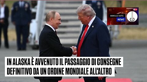 IN ALASKA È AVVENUTO IL PASSAGGIO DI CONSEGNE DEFINITIVO DA UN ORDINE MONDIALE ALL'ALTRO