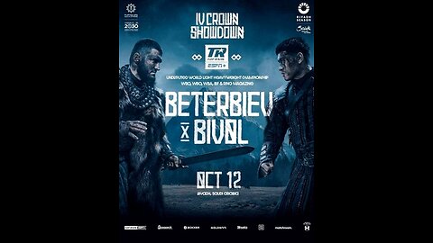 ** FULL PPV** Beterbiev vs Bivol I - Oct 12 2024 - Riyadh, Saudi Arabia