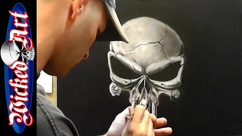 Airbrushed Punisher T-Shirt