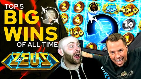 TOP 5 BIG WINS - Ze Zeus Slot