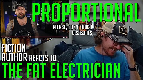 THE FAT ELECTRICIAN - U.S. Navy Gets PROPORTIONAL on Iran in a Hurry | Fiction Author Reacts