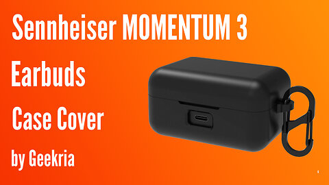 Sennheiser Momentum 3 Ecarbuds Case Cover