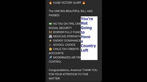 You're Not Gonna Have a Country Left 😤😤😤 #rant #notaxontips #trending