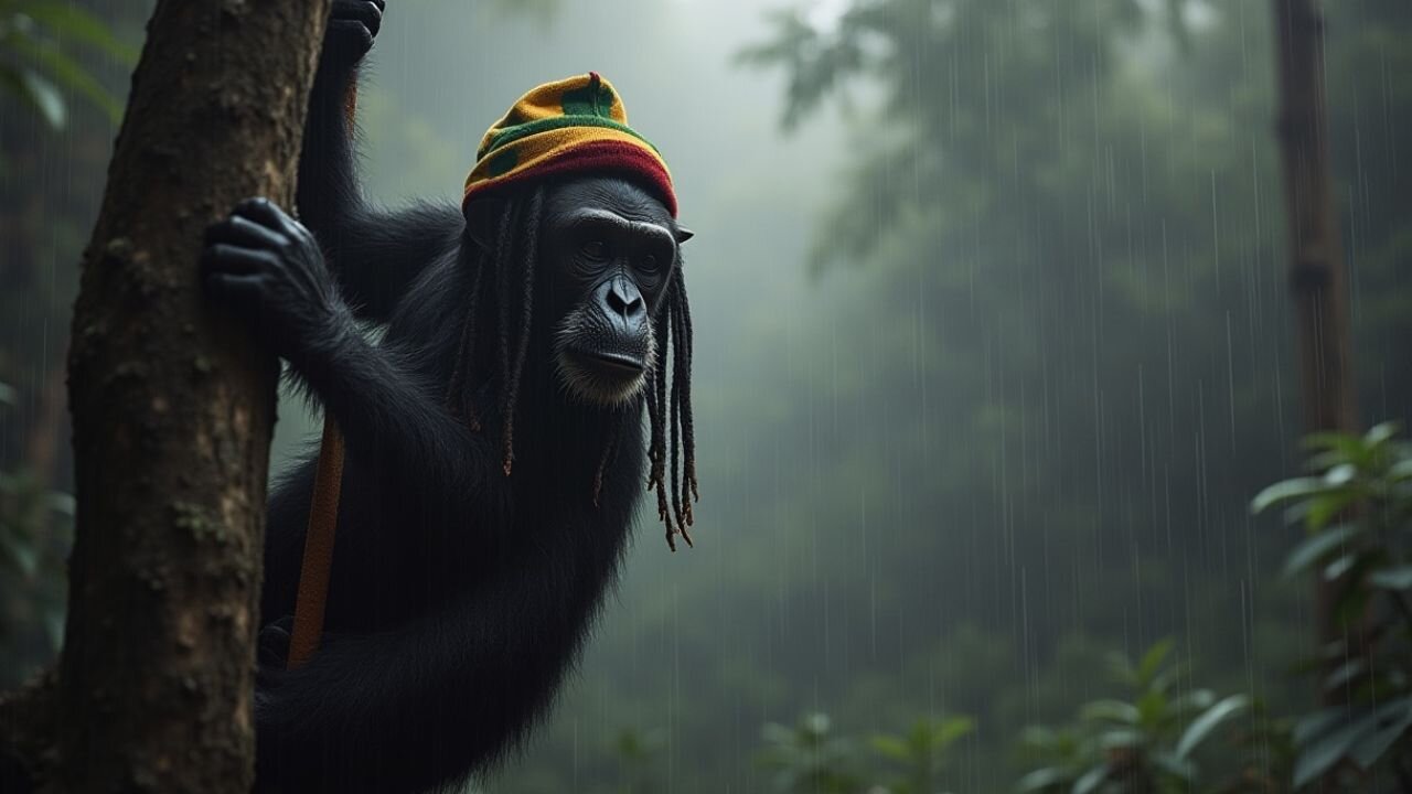 Rasta Monkey is still running from his Baby Mama