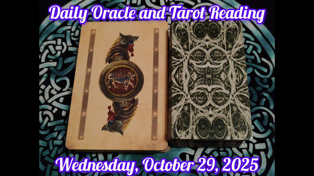 Daily Oracle and Tarot Reading: Wednesday, October 29, 2025