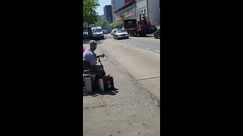 The NY Predators Dept officers engaging in stalking. Everytime there was a bus they drove by.