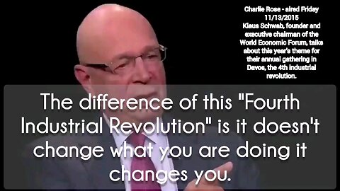 Klaus Schwab - Fourth Industrial Revolution