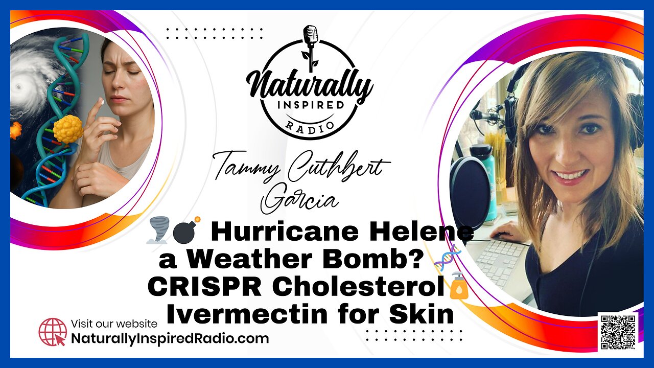🌪️💣 Hurricane Helene a Weather Bomb? 🧬 CRISPR Cholesterol🧴 Ivermectin for Skin