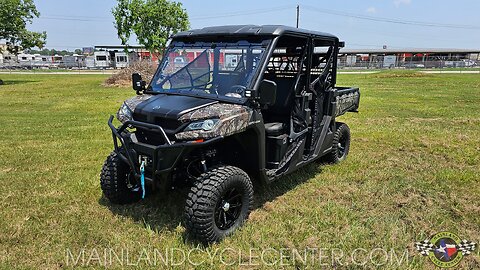 2024 CUSTOM CFMOTO UFORCE 1000 XL CAMO AND BLACK WALK-AROUND