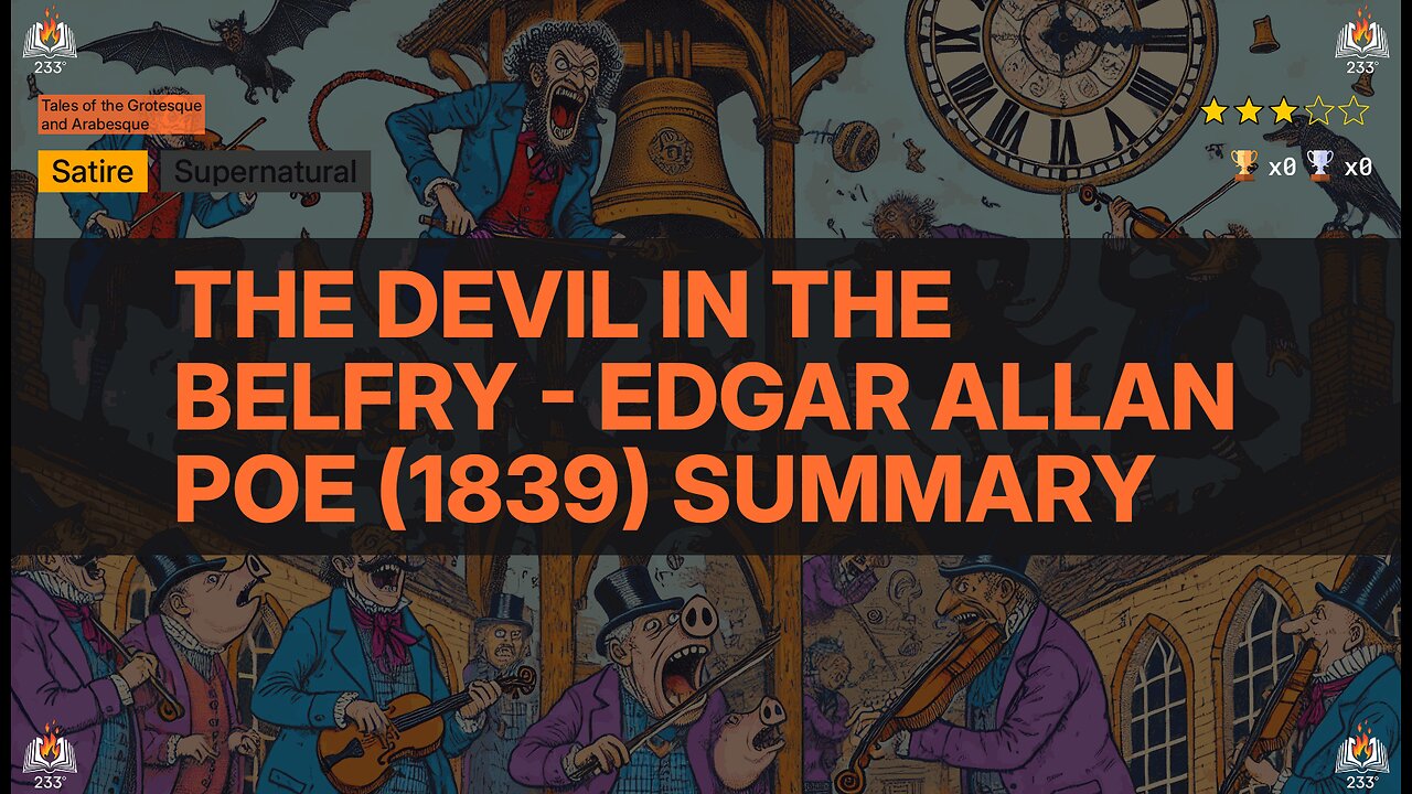 The Devil in the Belfry - Edgar Allan Poe (1839) Summary