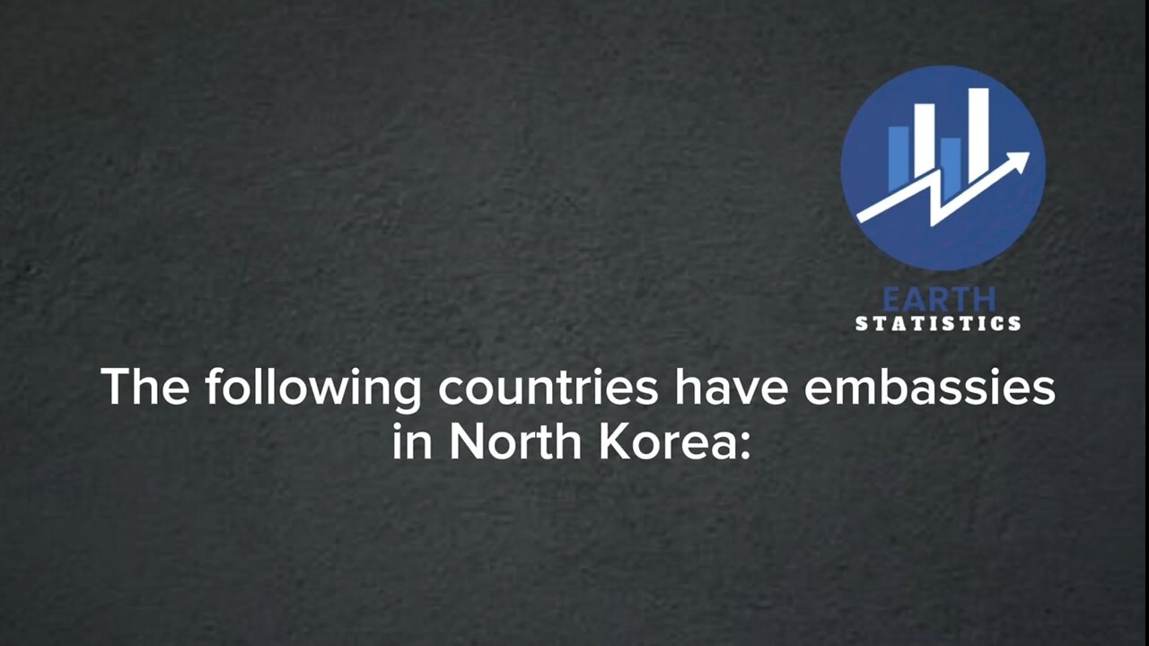 The following countries have embassies in North Korea...