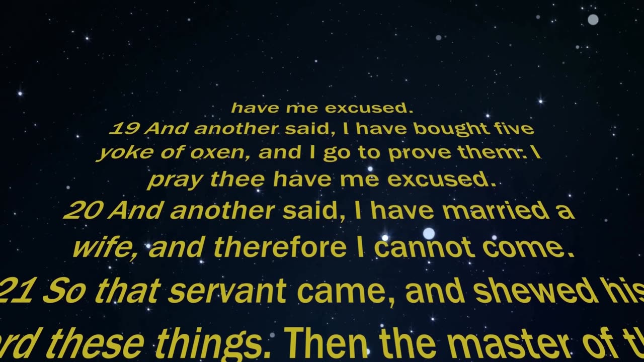Luke Chapters 11 Through 15 (KJV)