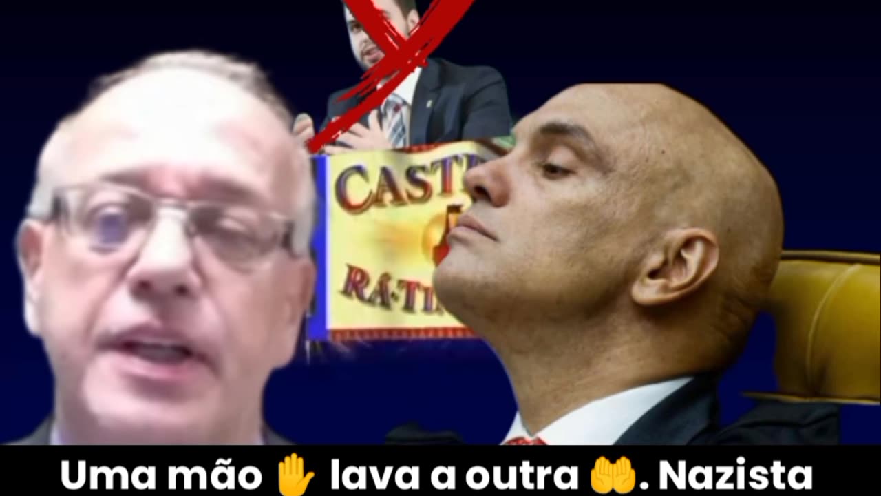 A facção do Ditador: Uma mão ✋ lava a outra 🤲. Nazista de Moraes e Desembargador Adriano Roberto Linhares Camargo.